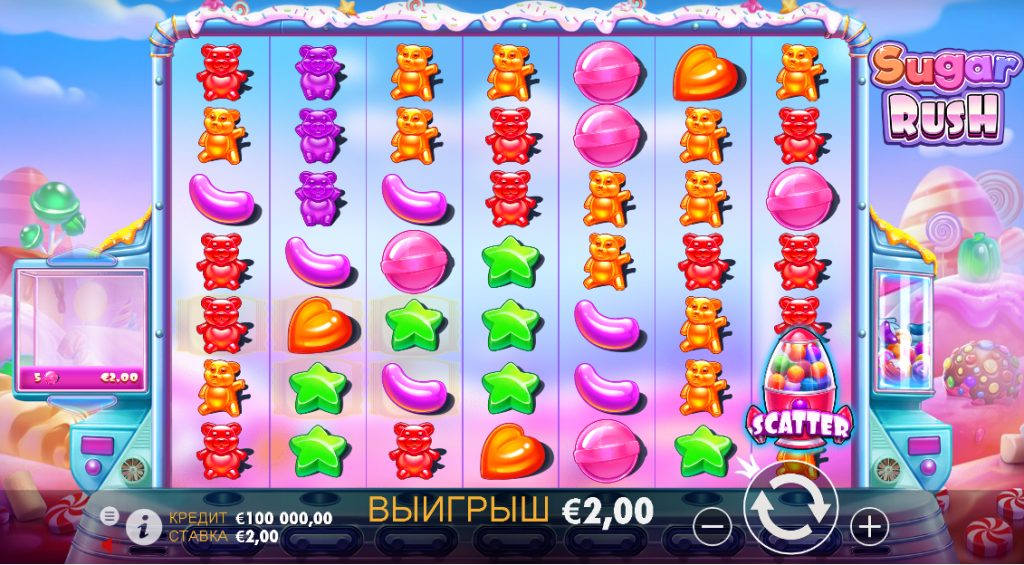 Demo of the Sugar Rush Slot